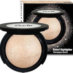 RUDE Baked Highlighter in champagne sparks